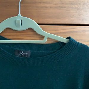 NWT Cashmere Green J.Crew Sweater